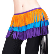 Thick Tasseled Hip Scarf Belly Dance Hula Hip Wrap Hip Scarf Hula Raqs