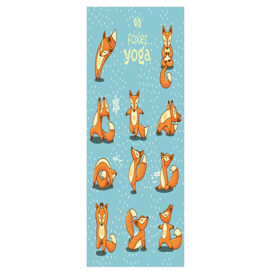 Yoga Towel for Yoga Mat - Hot Yoga Yoga Foxes Fitness & Body Building Sports & Entertainment Yoga Yoga Blankets Yoga Towels