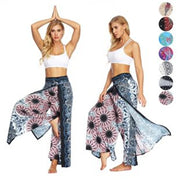 Split Wide Leg Boho Palazzo Pants Festival Lifestyle New Pants Yoga