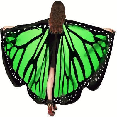 Butterfly Wing Shawl - Many Designs Dance Props Festival Raqs Wings