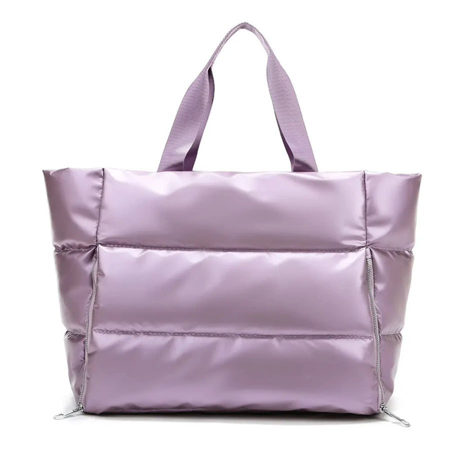 Fabulous Puffer Yoga Gym Bag Purple Bags Lifestyle Yoga