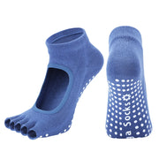 Half-toe Yoga Socks Dark Blue US 9-11 (sock size) Footwear socks Yoga