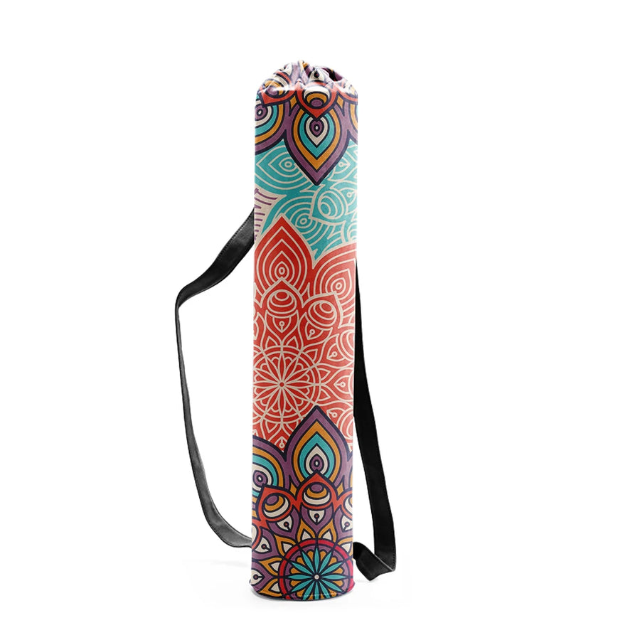 Canvas Drawstring Yoga Mat Bag - Many Designs to Choose From Light Grey Bags Lifestyle Yoga