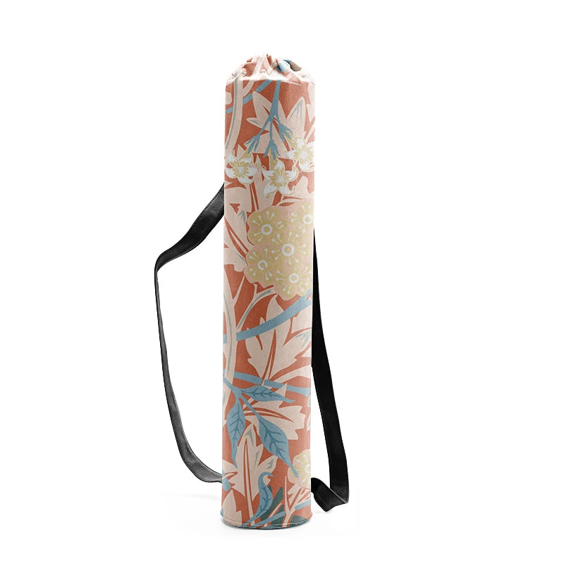 Canvas Drawstring Yoga Mat Bag - Many Designs to Choose From PURPLE Bags Lifestyle Yoga