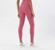 Soft High Waist Leggings with Back Pocket Activewear Pants Yoga