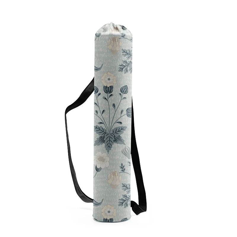 Canvas Drawstring Yoga Mat Bag - Many Designs to Choose From plum Bags Lifestyle Yoga