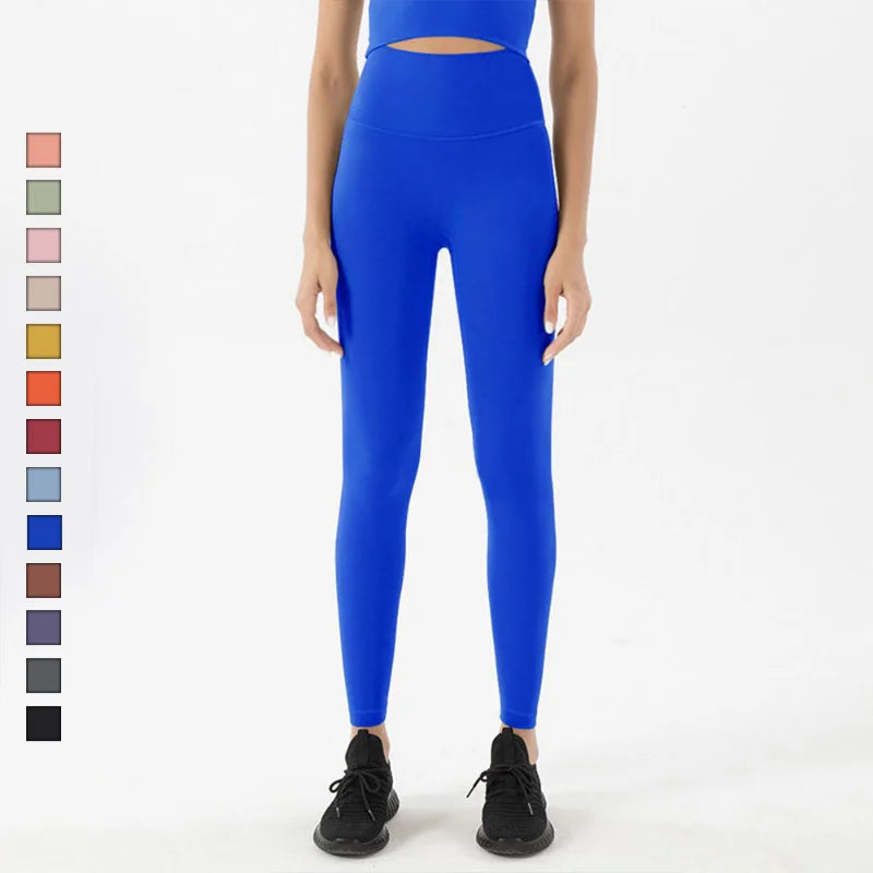 Soft High Waist Leggings with Back Pocket Activewear Pants Yoga