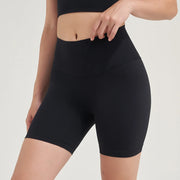 Yoga Shorts High Waist Breathable No Awkward Lines Activewear Shorts Yoga