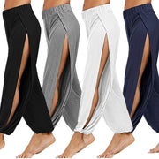 Split Leg Yoga Harem Pants Activewear Festival Pants Yoga