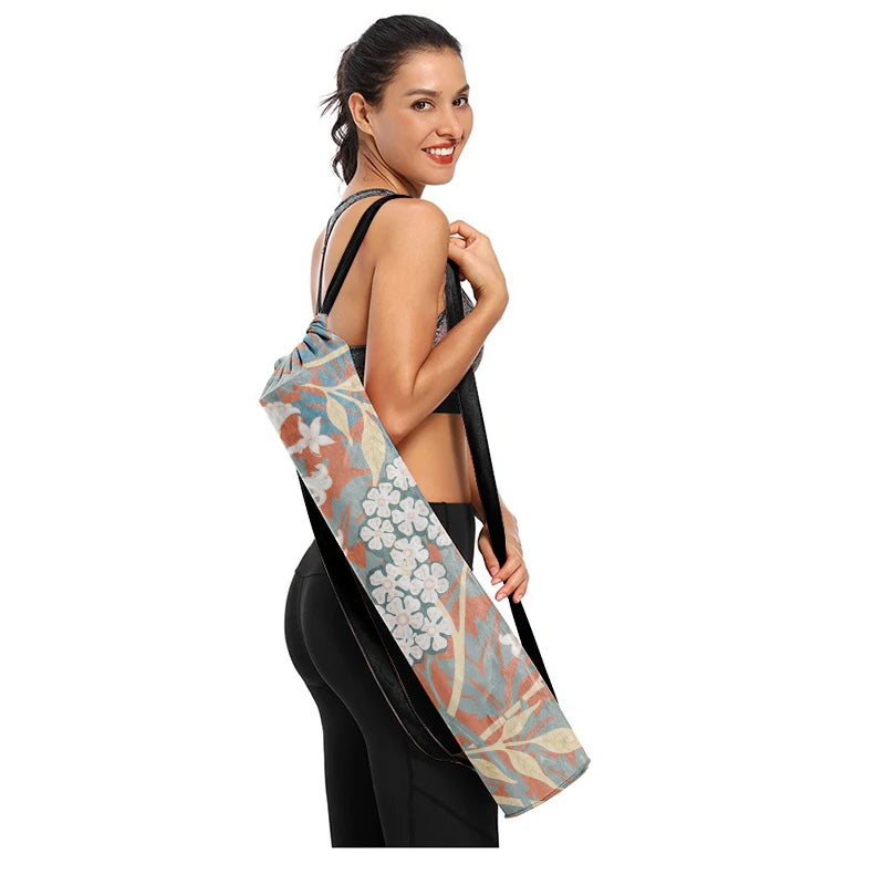 Canvas Drawstring Yoga Mat Bag - Many Designs to Choose From Bags Lifestyle Yoga