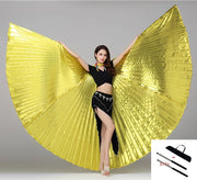 Belly Dance Wings Open or Closed - Many Colors! Gold Belly Dancing Dance Props Raqs Wings