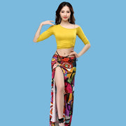 Colorful Dance Classwear/Performance Skirt and Top Sets - Many Colors! Costume Set Raqs Troupe Costume