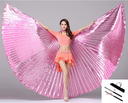 Belly Dance Wings Open or Closed - Many Colors! Pink Belly Dancing Dance Props Raqs Wings