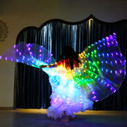 LED Dance Wings Belly Dance Wing Dance Props Raqs Wings