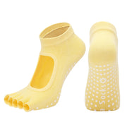 Half-toe Yoga Socks Yellow US 9-11 (sock size) Footwear socks Yoga