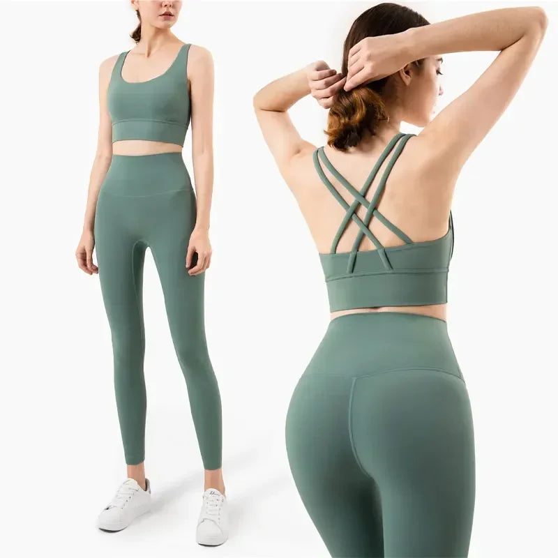 Sports bra with matching leggings online