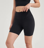 Yoga Shorts High Waist Breathable No Awkward Lines Activewear Shorts Yoga