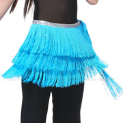 Three-Layer Tassel Belly Dance Hip Scarf Hip Scarf Raqs