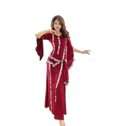 Sparkle Cane/Beledi/Saidi Dress with Pailettes Plus-sizes Available Raqs Troupe Costume