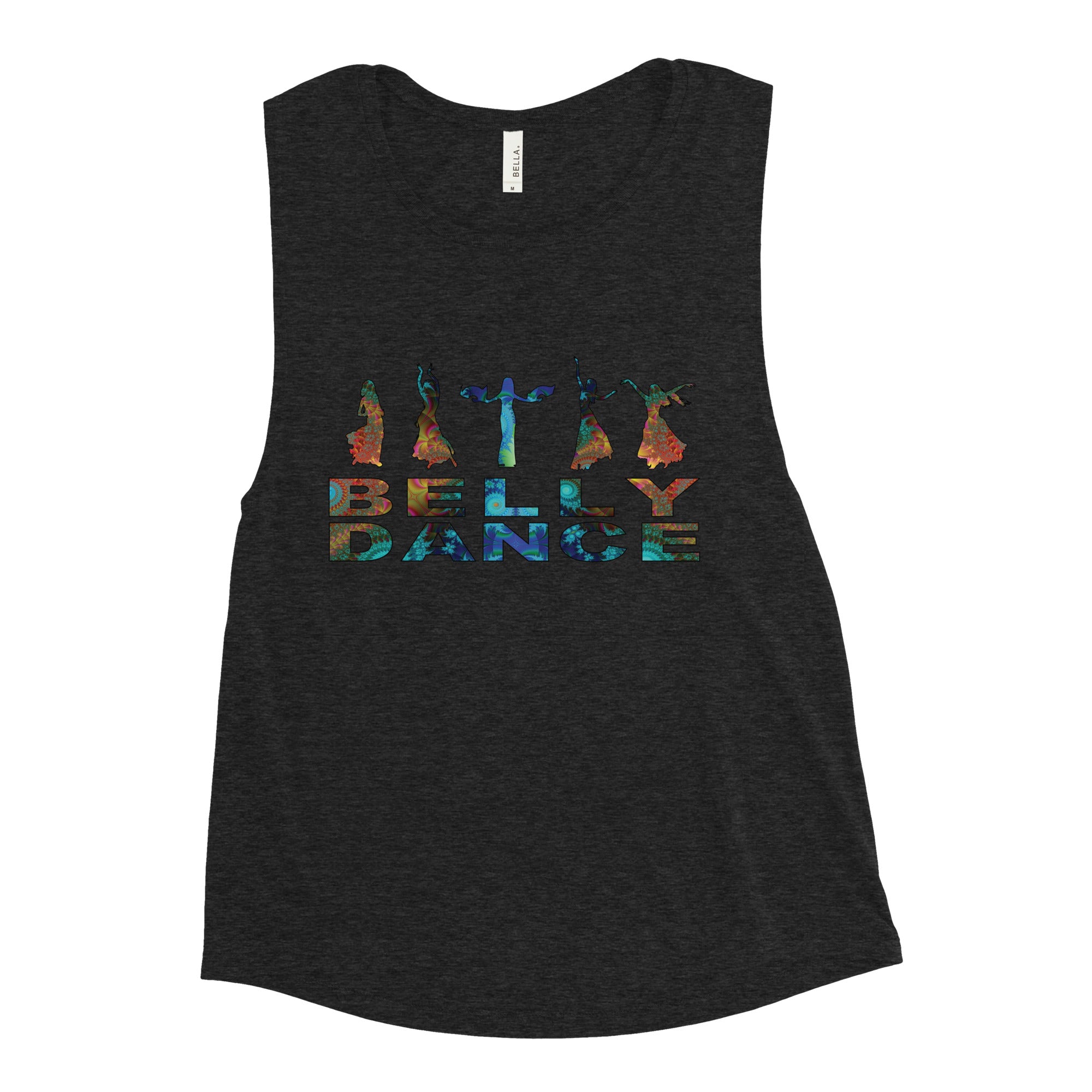 "Belly Dance" Ladies' Tank Top 2XL Lifestyle Raqs Shirts Tops