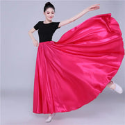 Long Satin Dance Skirt One Size, Many Colors Belly Dancing Novelty & Special Use Raqs Stage & Dance Wear