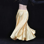 Long Satin Dance Skirt One Size, Many Colors Gold one-size Belly Dancing Novelty & Special Use Raqs Stage & Dance Wear