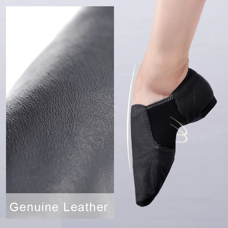 Leather Jazz Dance Shoes Footwear Raqs Shoes