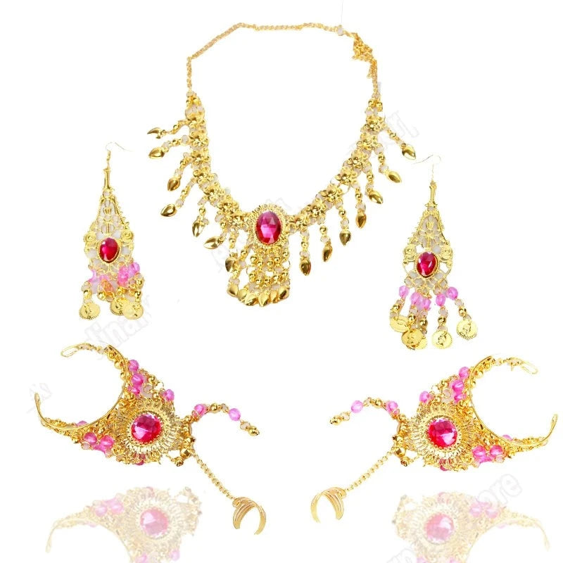 Bollywood/Belly Dance Jewelry Set - 5 pieces in 3 colors Belly Dancing Bollywood Jewelry Novelty & Special Use Raqs Stage & Dance Wear