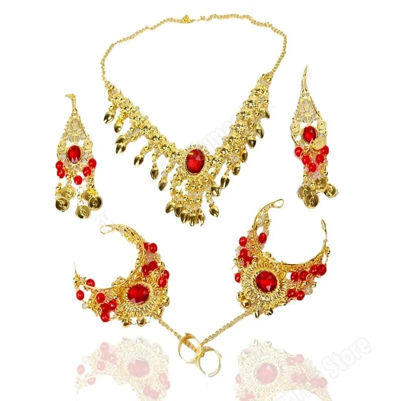 Bollywood/Belly Dance Jewelry Set - 5 pieces in 3 colors Belly Dancing Bollywood Jewelry Novelty & Special Use Raqs Stage & Dance Wear