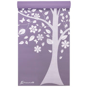 Tree of Life Yoga Mat, 3/16-in (5mm) Tree - Lavender Exercise & Fitness Yoga Yoga Mat