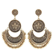 Bohemian Coin Dangle Earrings Antique Gold Earrings Jewelry Lifestyle Raqs