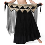 Tribal Long Fringe/Sequin Hip Scarf Hip Scarf Raqs Tribal