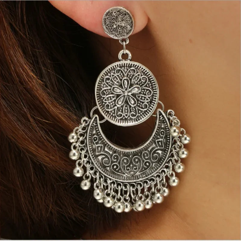 Bohemian Coin Dangle Earrings Earrings Jewelry Lifestyle Raqs