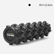 Large (17.7") Yoga Foam Roller 45x12.5cm Black Gift Lifestyle Massage Self-care Yoga