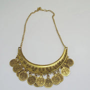 Coin Necklace and Earring Set Jewelry Raqs