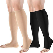 Open-Toe Compression Socks No Zipper Lifestyle New Socks