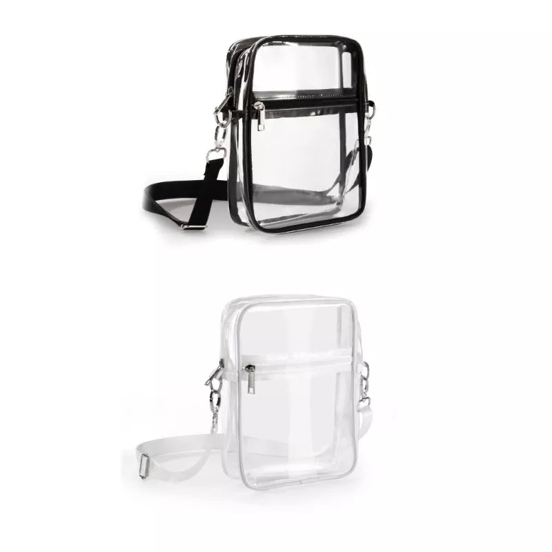 Clear Crossbody Shoulder Bag with Removable Strap Bags Festival Lifestyle