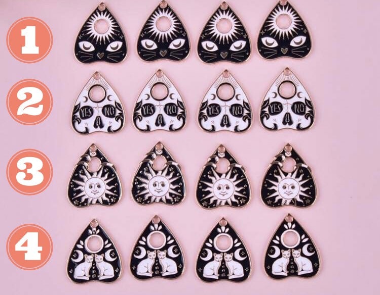 Ouija Board Planchette Dangle Earrings Dangle & Drop Earrings Earrings Gift Jewelry Lifestyle